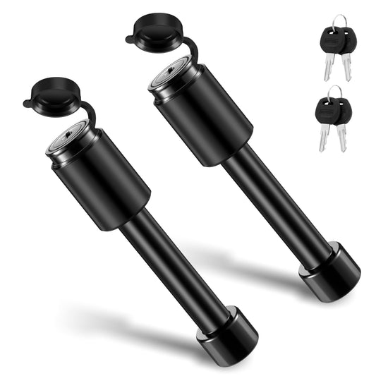BOYISEN Trailer Hitch Pin Lock - Locking Hitch Pin with 5/8" Pin for Class III/IV/V 2" Hitches, Receiver Hitch Lock Pin with 2 Keys for RVs Trailer Truck Car Boat, Weatherproof Anti-Theft